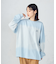 スプレー加工×ロゴ刺繍長袖Ｔシャツ