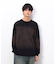 スプレー加工×ロゴ刺繍長袖Ｔシャツ