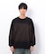 スプレー加工×ロゴ刺繍長袖Ｔシャツ