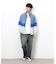 ライトオンスデニムタックワイドパンツ