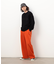 裏毛 ワイドパンツ