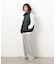裏毛 ワイドパンツ