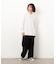 裏毛 ワイドパンツ