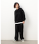 裏毛 ワイドパンツ