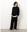 裏毛 ワイドパンツ