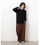 フロスト加工裏毛 パンツ
