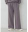 フロスト裏毛ワイドパンツ
