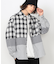 切り替えチェックシャツ