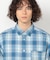 オンブレーチェックシャツ