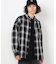オンブレーチェックシャツ