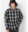 オンブレーチェックシャツ