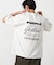 バックプリント フロスト半袖Tシャツ