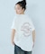 バックサークルロゴ刺繍 半袖Tシャツ