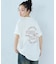 バックサークルロゴ刺繍 半袖Tシャツ