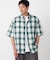 オンブレーチェックシャツ