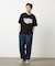 カスレロゴプリント フロスト半袖Tシャツ