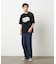 カスレロゴプリント フロスト半袖Tシャツ