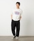 カスレロゴプリント フロスト半袖Tシャツ