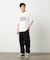 カスレロゴプリント フロスト半袖Tシャツ