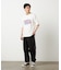 カスレロゴプリント フロスト半袖Tシャツ
