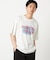 カスレロゴプリント フロスト半袖Tシャツ