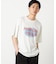 カスレロゴプリント フロスト半袖Tシャツ