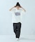 カスレロゴプリント フロスト半袖Tシャツ