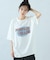 カスレロゴプリント フロスト半袖Tシャツ
