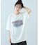 カスレロゴプリント フロスト半袖Tシャツ