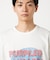 カスレロゴプリント フロスト半袖Tシャツ