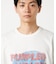 カスレロゴプリント フロスト半袖Tシャツ