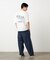 バックロゴ刺繍 半袖Tシャツ