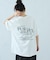 バックロゴ刺繍 半袖Tシャツ