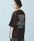 バック刺繍 半袖Tシャツ
