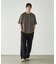 バックプリント フロスト半袖Tシャツ