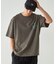 バックプリント フロスト半袖Tシャツ