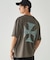 バックプリント フロスト半袖Tシャツ