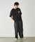 バックプリント フロスト半袖Tシャツ