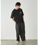バックプリント フロスト半袖Tシャツ