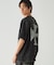 バックプリント フロスト半袖Tシャツ