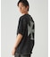 バックプリント フロスト半袖Tシャツ