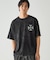 バックプリント フロスト半袖Tシャツ