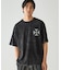 バックプリント フロスト半袖Tシャツ