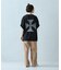 バックプリント フロスト半袖Tシャツ