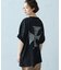 バックプリント フロスト半袖Tシャツ