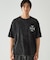 バックプリント フロスト半袖Tシャツ