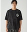 バックプリント フロスト半袖Tシャツ