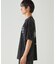 バックプリント フロスト半袖Tシャツ