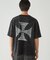 バックプリント フロスト半袖Tシャツ