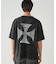 バックプリント フロスト半袖Tシャツ